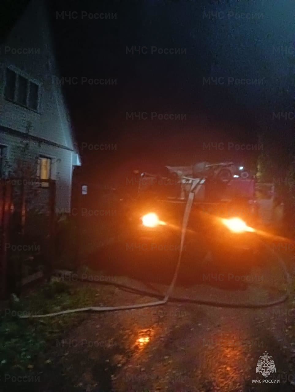 Пожар в Жуковском районе, д. Чубарово, СНТ «Нара»