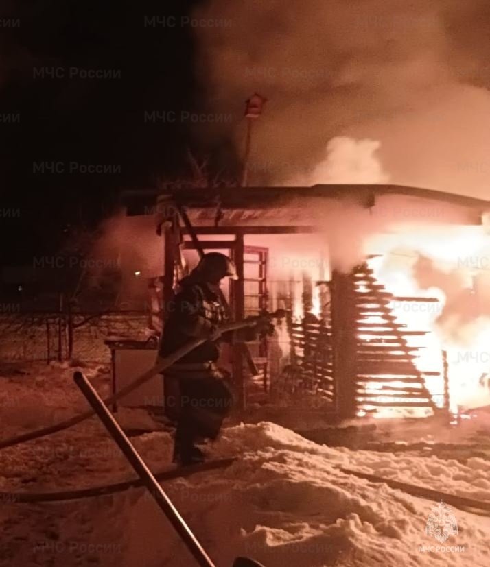Пожар в Жуковском районе, д. Величково