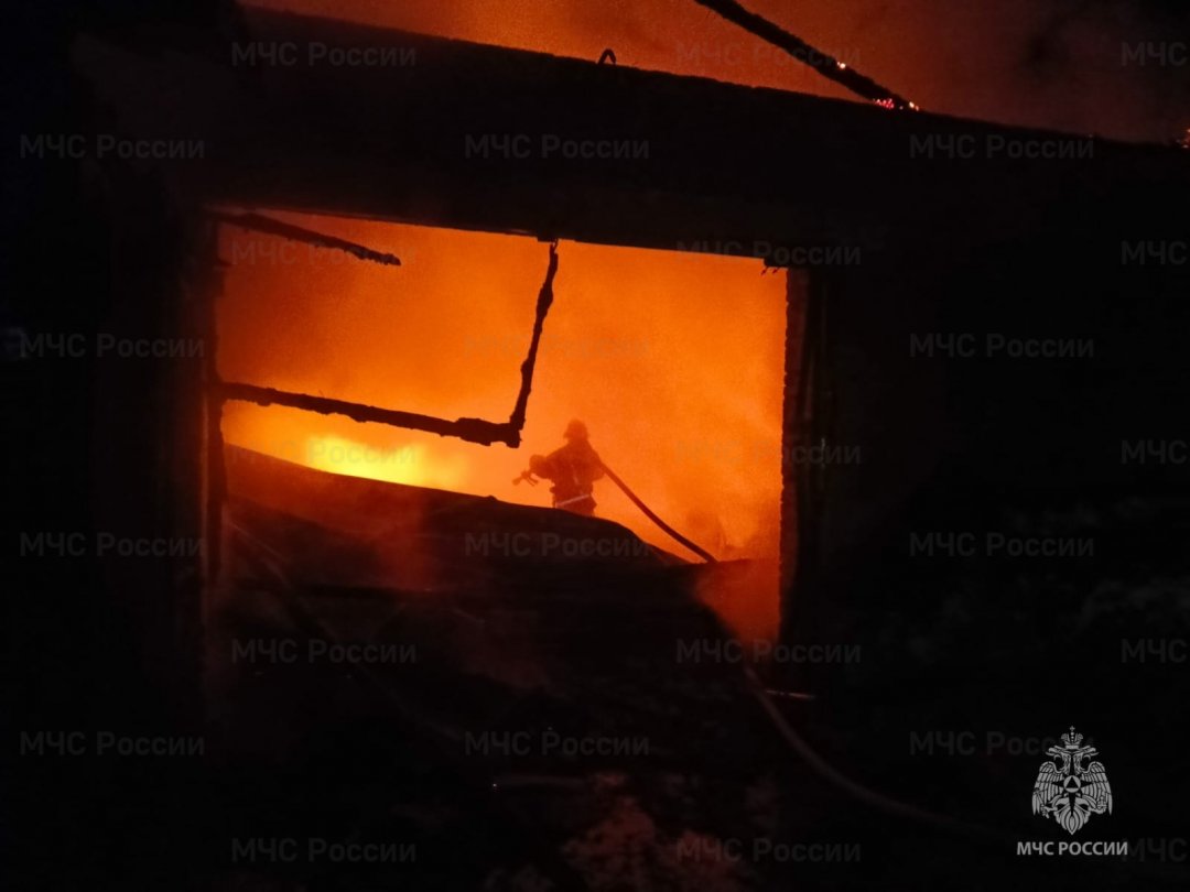 Пожар в Жуковском районе, д. Тростье