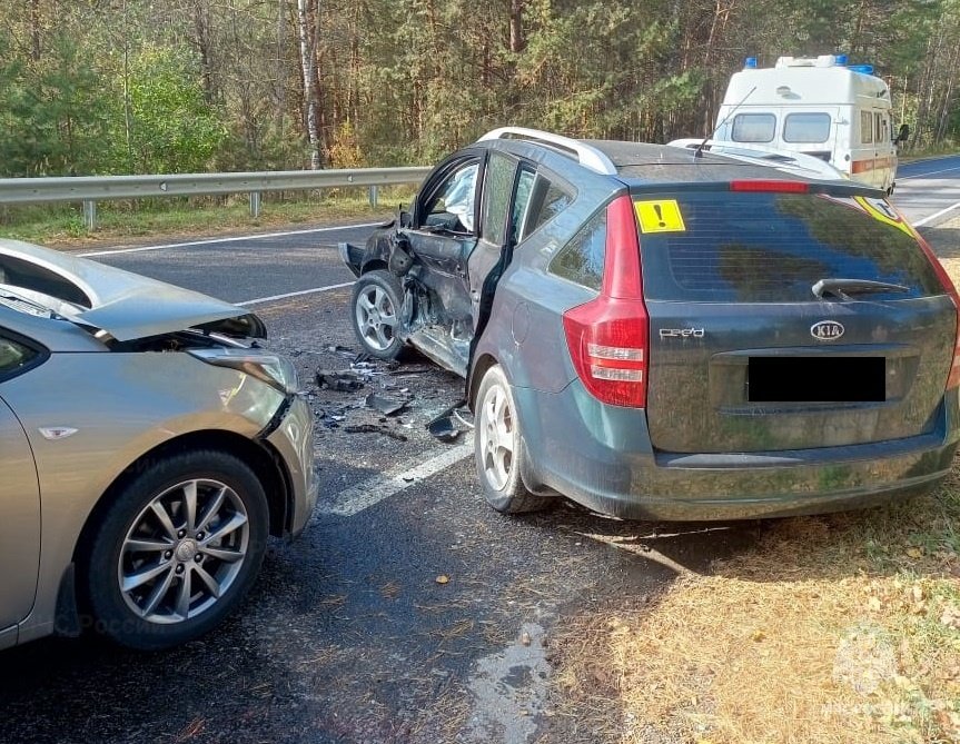 ДТП в Жуковском районе, 34 км автодороги "Белоусово-Серпухов"