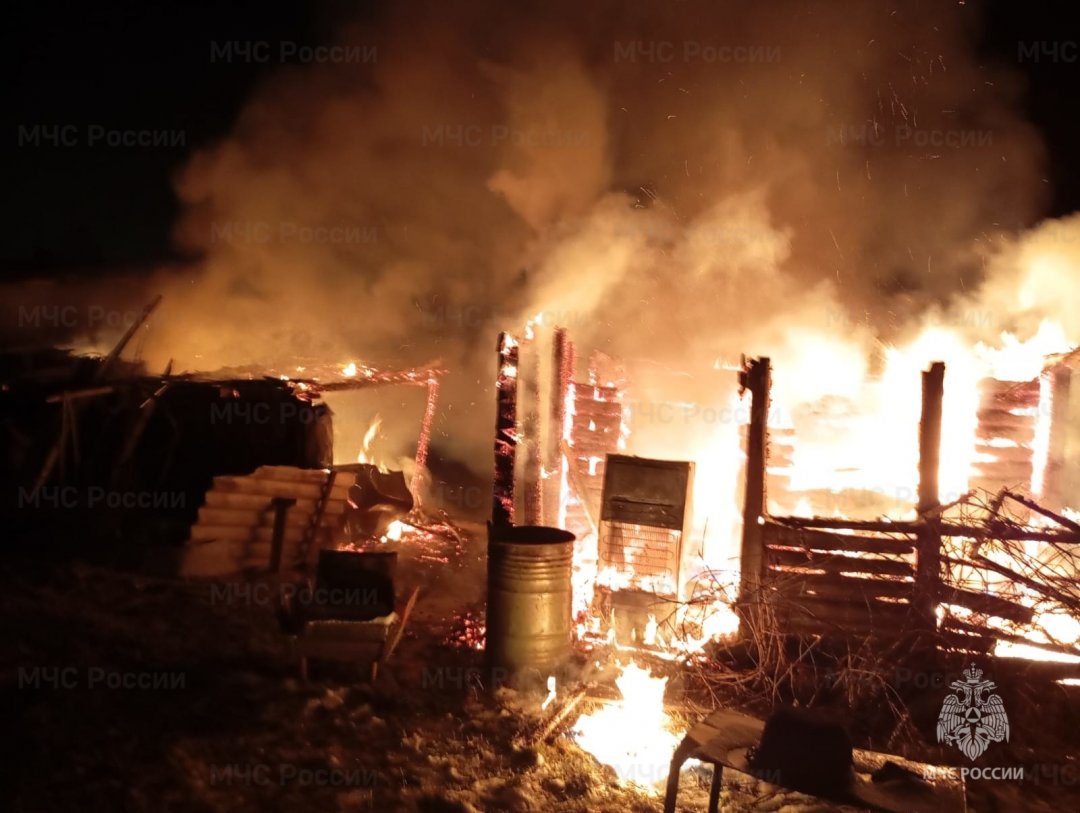 Пожар в Жуковском районе д. Грачевка, ул. Совхозная